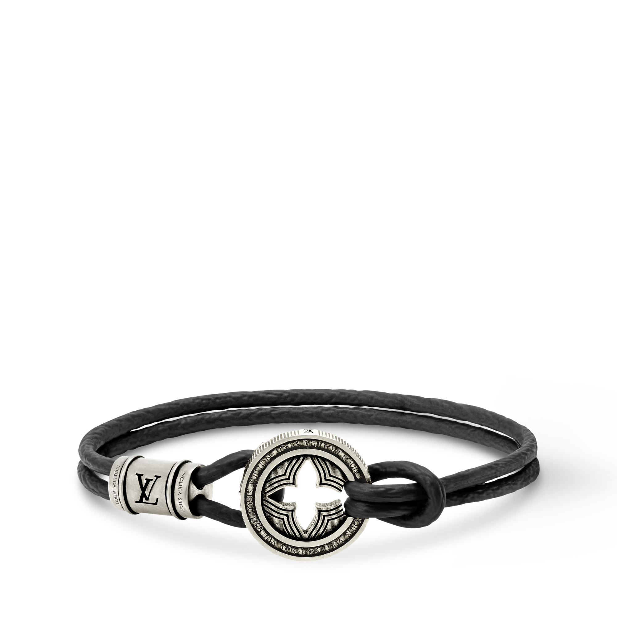 LV Tic Tac Toe Leather Bracelet - Luxury Black | LOUIS VUITTON